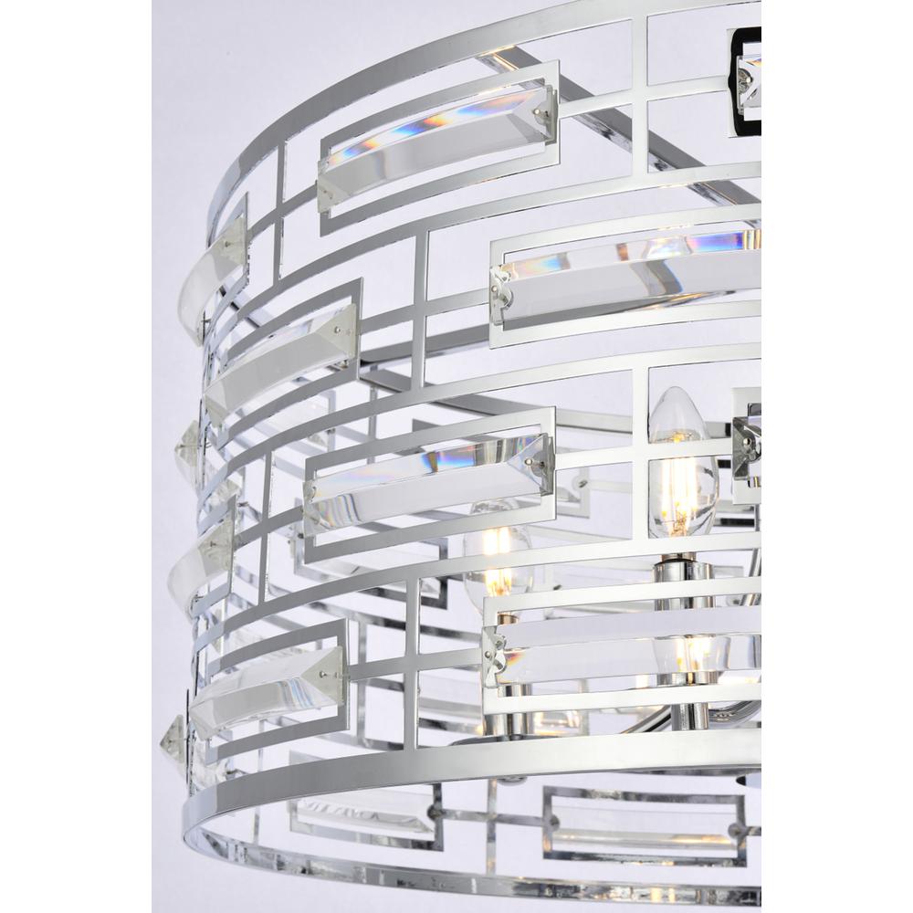 Kennedy 24 inch pendant in chrome. Picture 3
