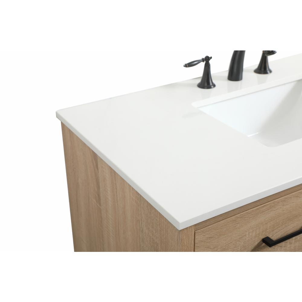 42 inch Single bathroom vanity in mango wood. Picture 11
