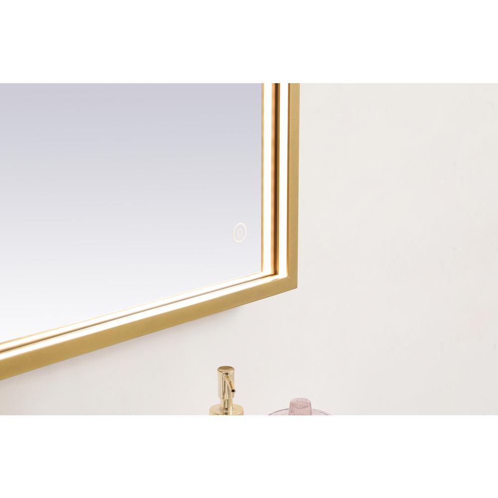 Pier 27x30 inch LED mirror with adjustable color temperature. Picture 6