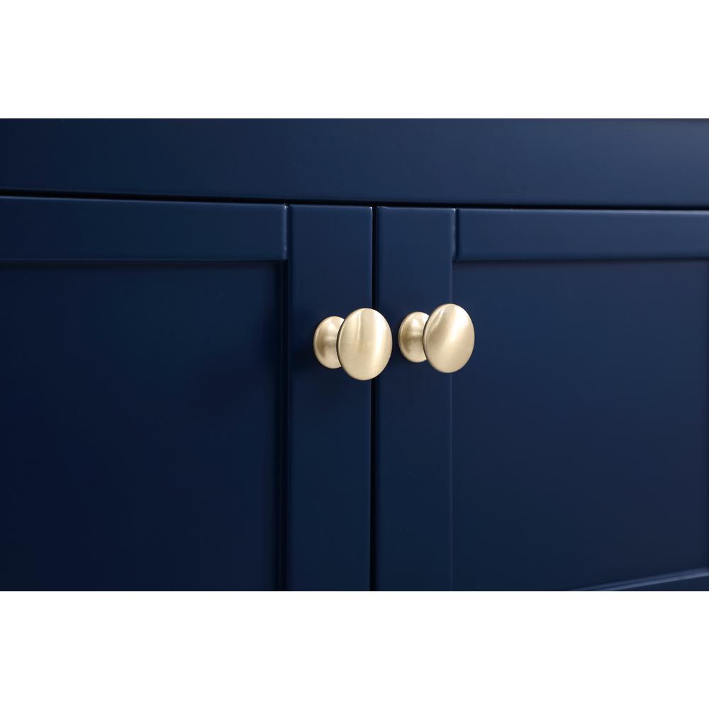 48 inch Single Bathroom Vanity in Blue. Picture 11