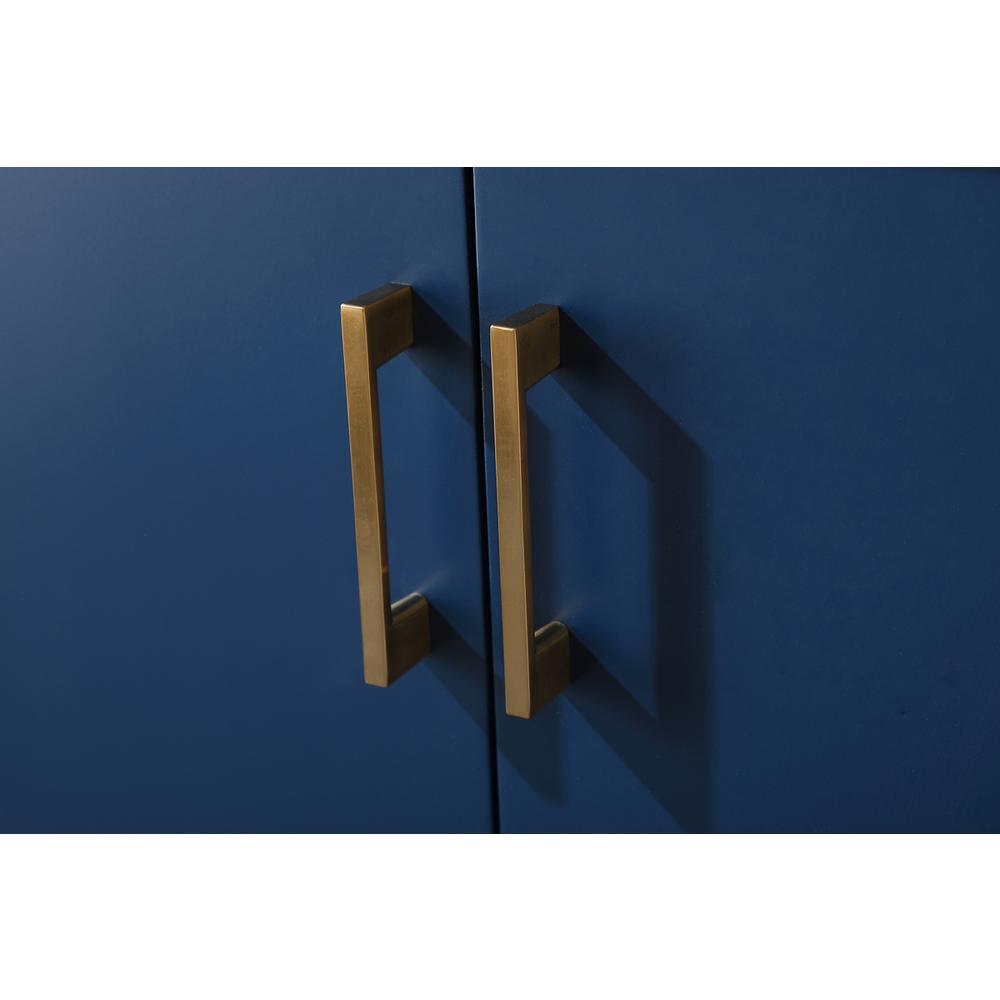 36 Inch SIngle Bathroom Vanity In Blue. Picture 12
