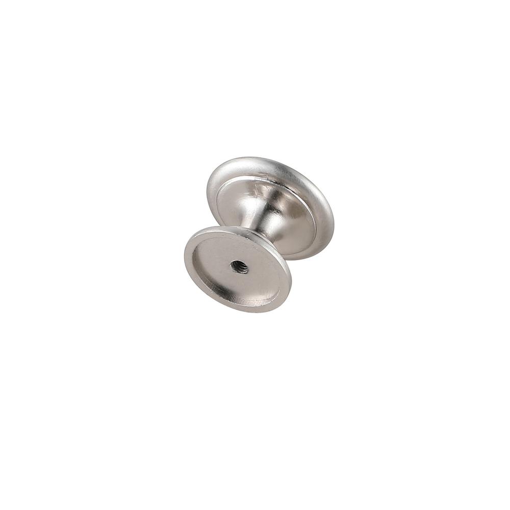 Kaid 1.2" Diameter Brushed Nickel Mushroom Knob Multipack (Set of 10). Picture 4
