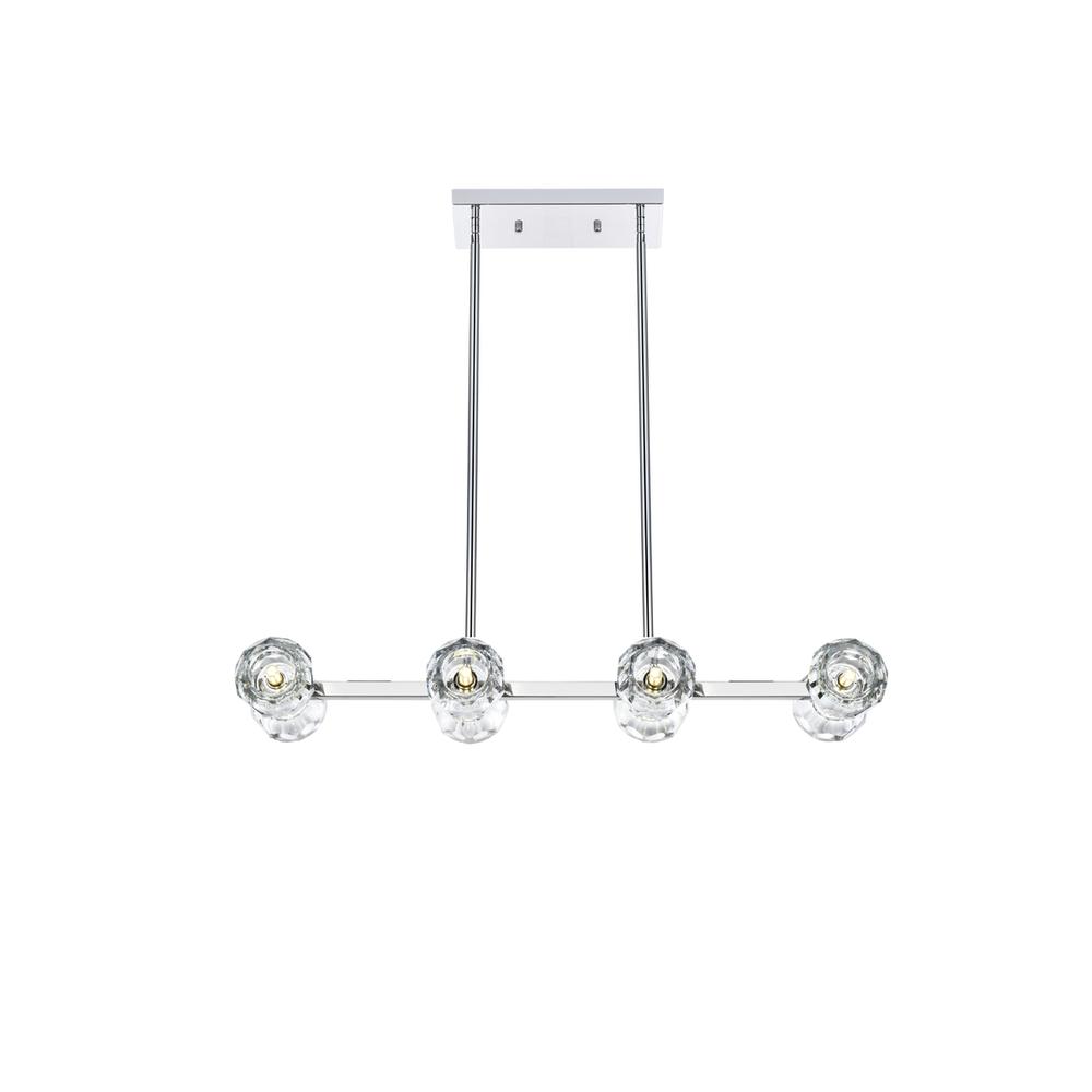Eren 31 inch Pendant Light in Chrome. Picture 1