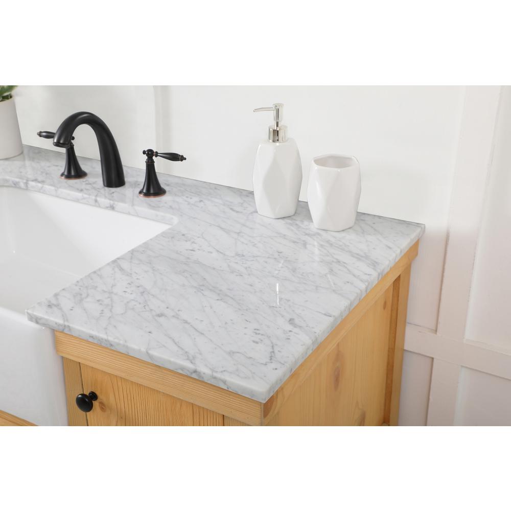 48 inch Single bathroom vanity in natural wood. Picture 5