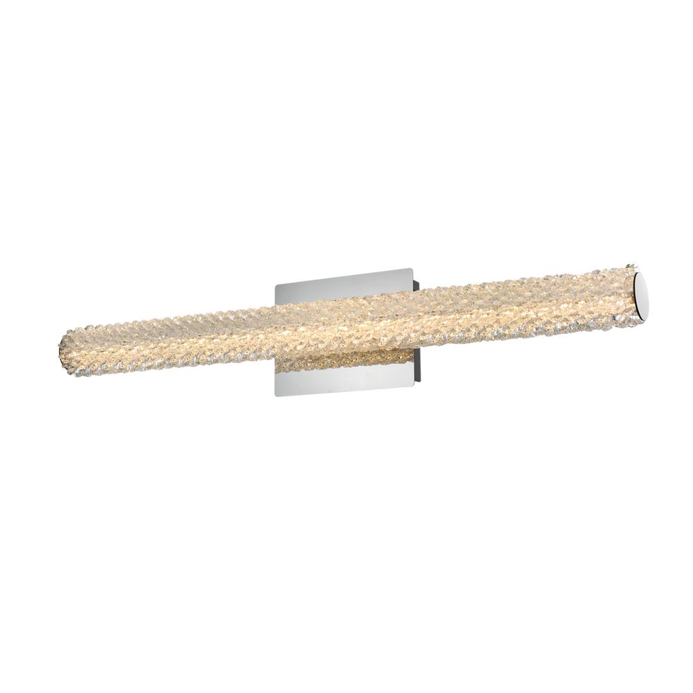 Bowen 30 inch Adjustable LED Wall Sconce in Chrome. Picture 2