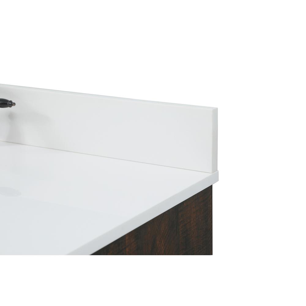 36 inch Single bathroom vanity in expresso with backsplash. Picture 11