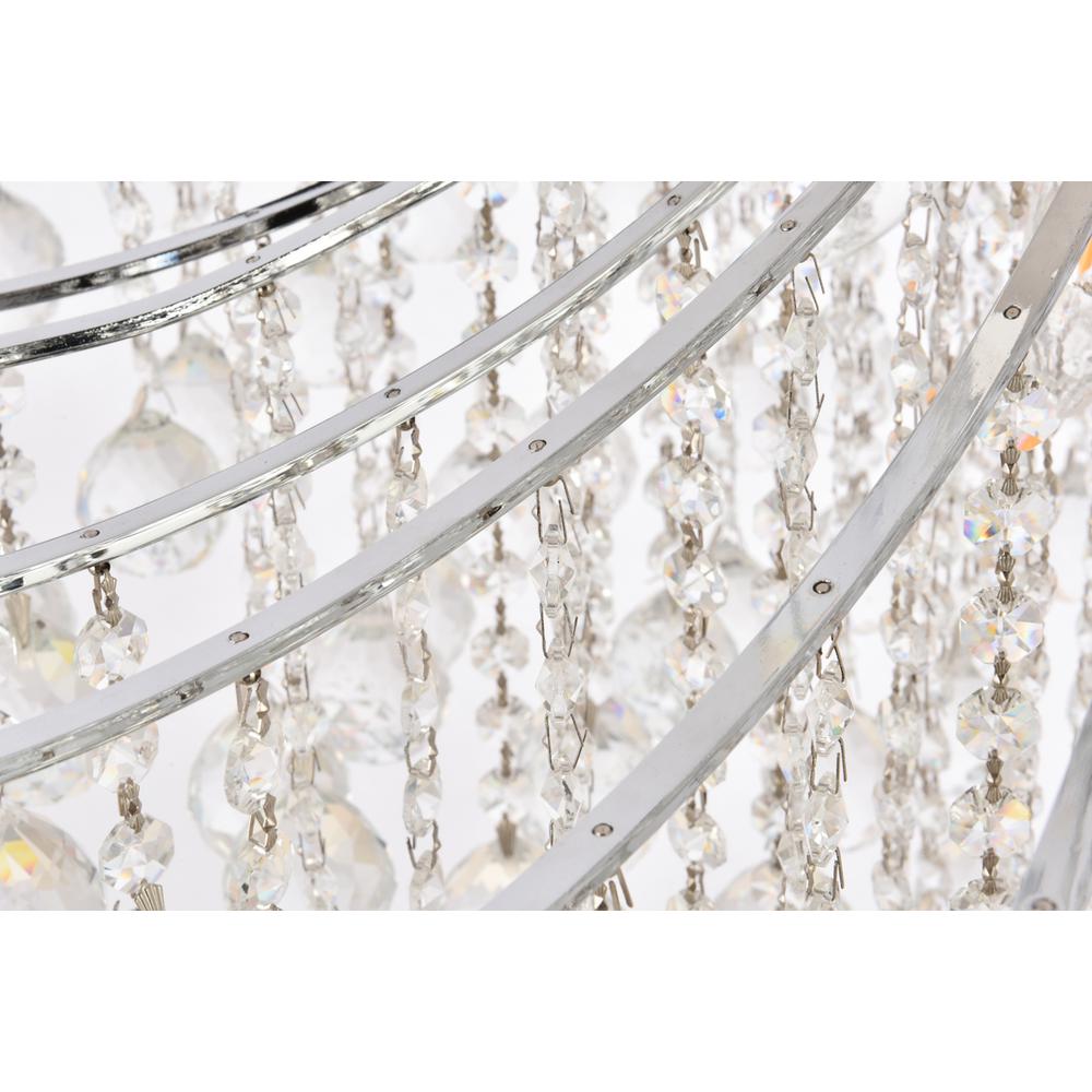 Toureg 15 light Chrome Chandelier Clear Royal Cut Crystal. Picture 5