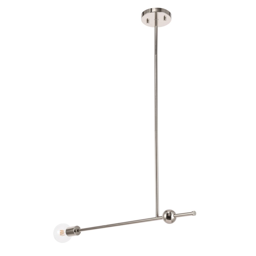 Brees 1 Light Chrome  Pendant. Picture 5