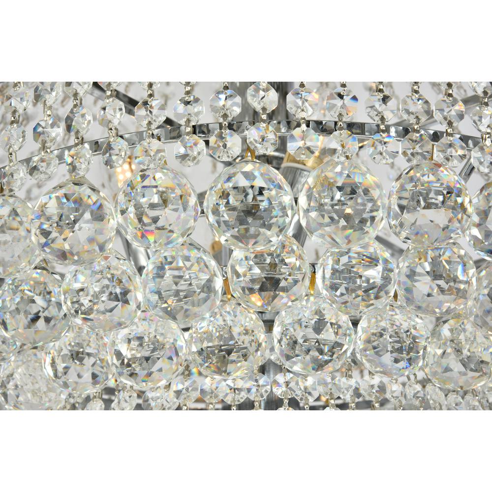 Primo 32 light Chrome Chandelier Clear Royal Cut Crystal. Picture 2
