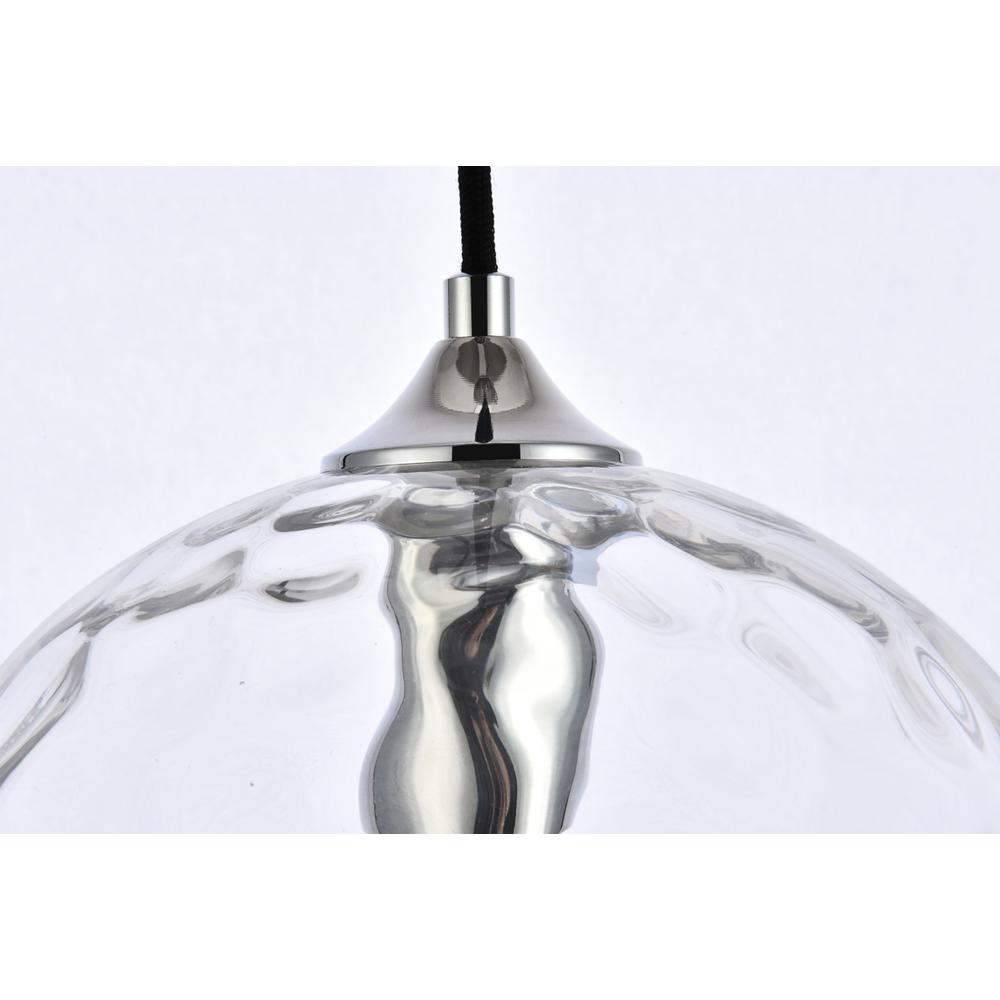 Cashel 10 inch light chrome pendant. Picture 4