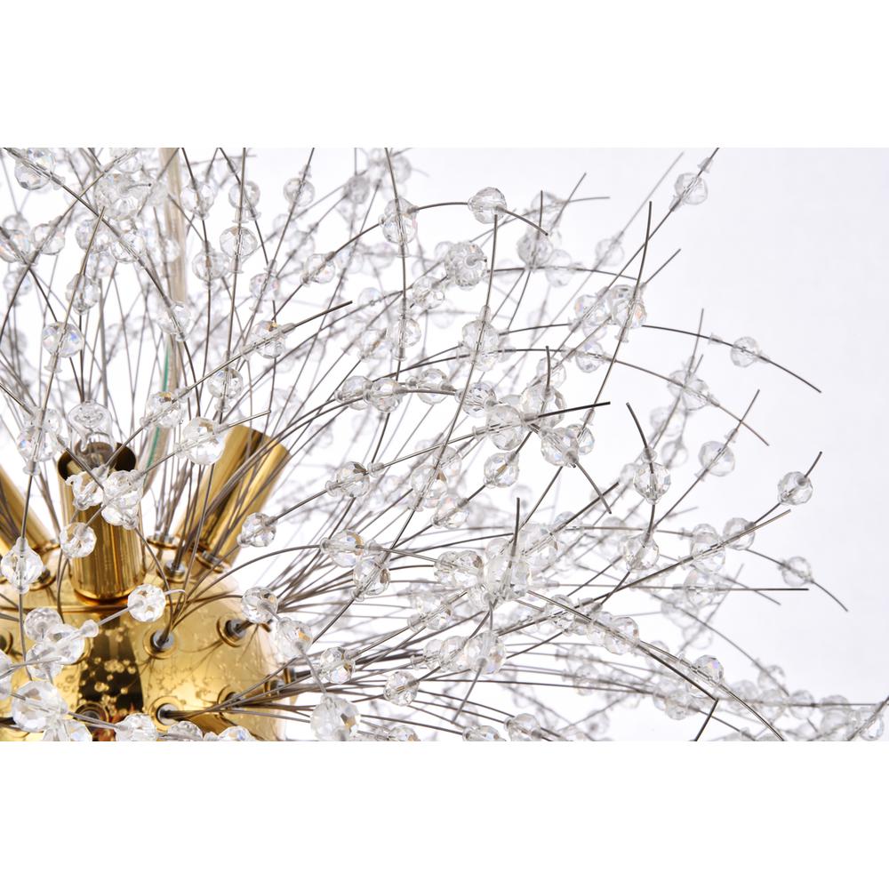 Solace 9 lights Gold pendant. Picture 4
