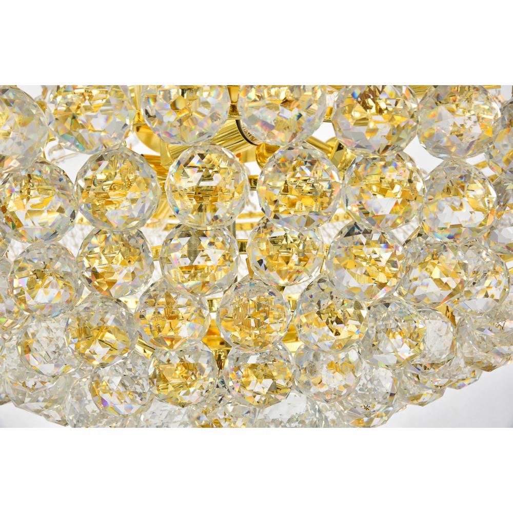 Primo 14 light Gold Chandelier Clear Royal Cut Crystal. Picture 5