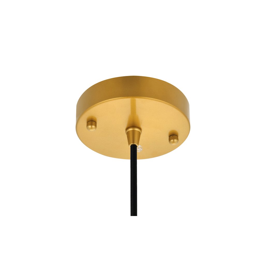 Etude 1 Light Satin Gold Pendant. Picture 12