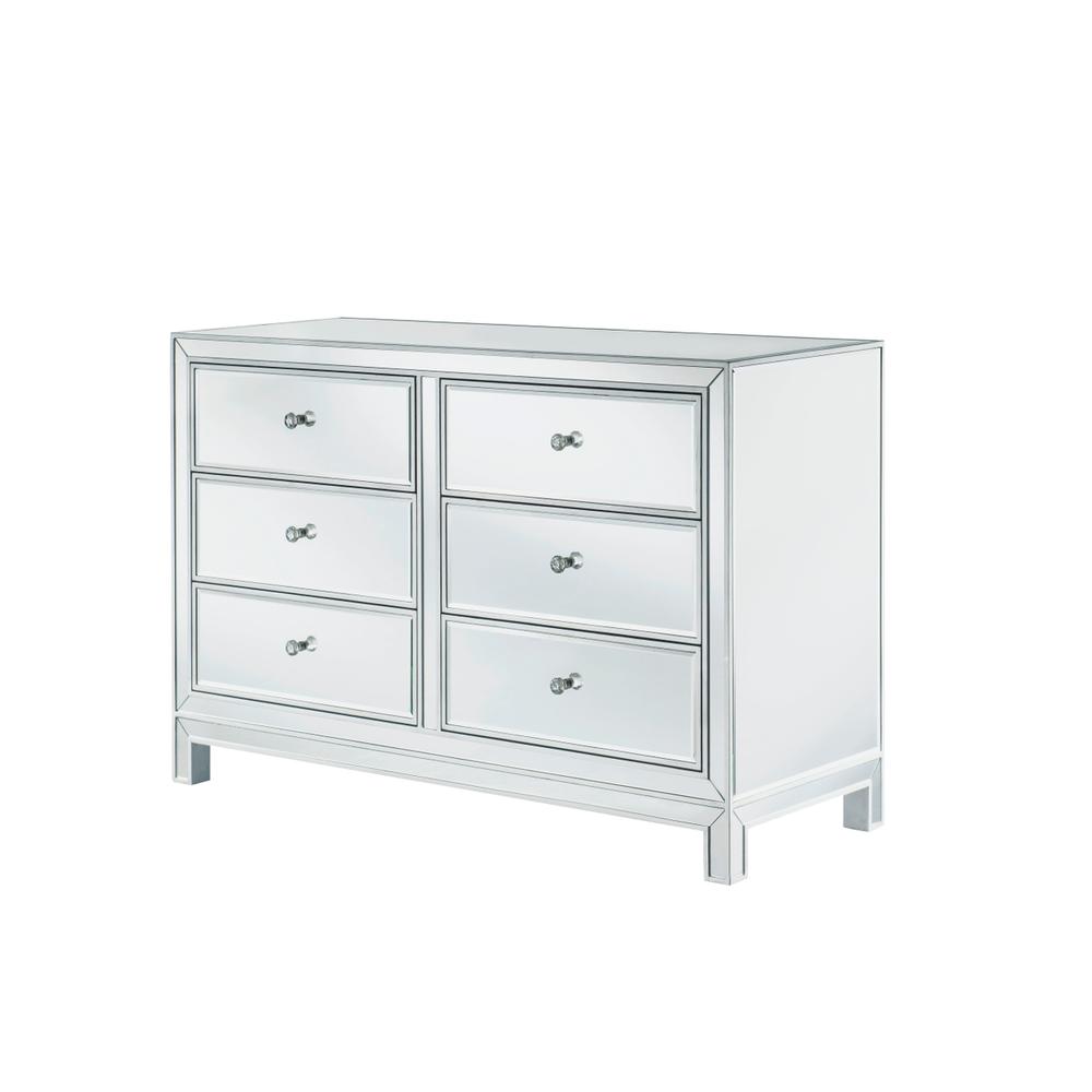 Dresser 6 drawers 48in. W x 18in. Din. x 32in. H in antique silver paint. Picture 12
