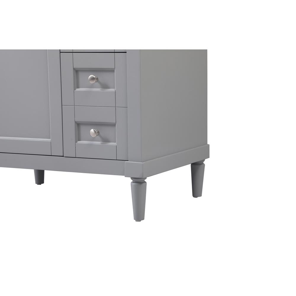 32 inch Single bathroom vanity in grey with backsplash. Picture 13