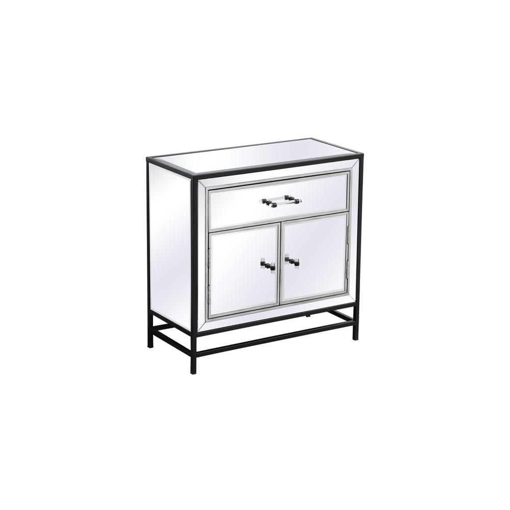 James 28.5 in. mirrored cabinet in black. Picture 5
