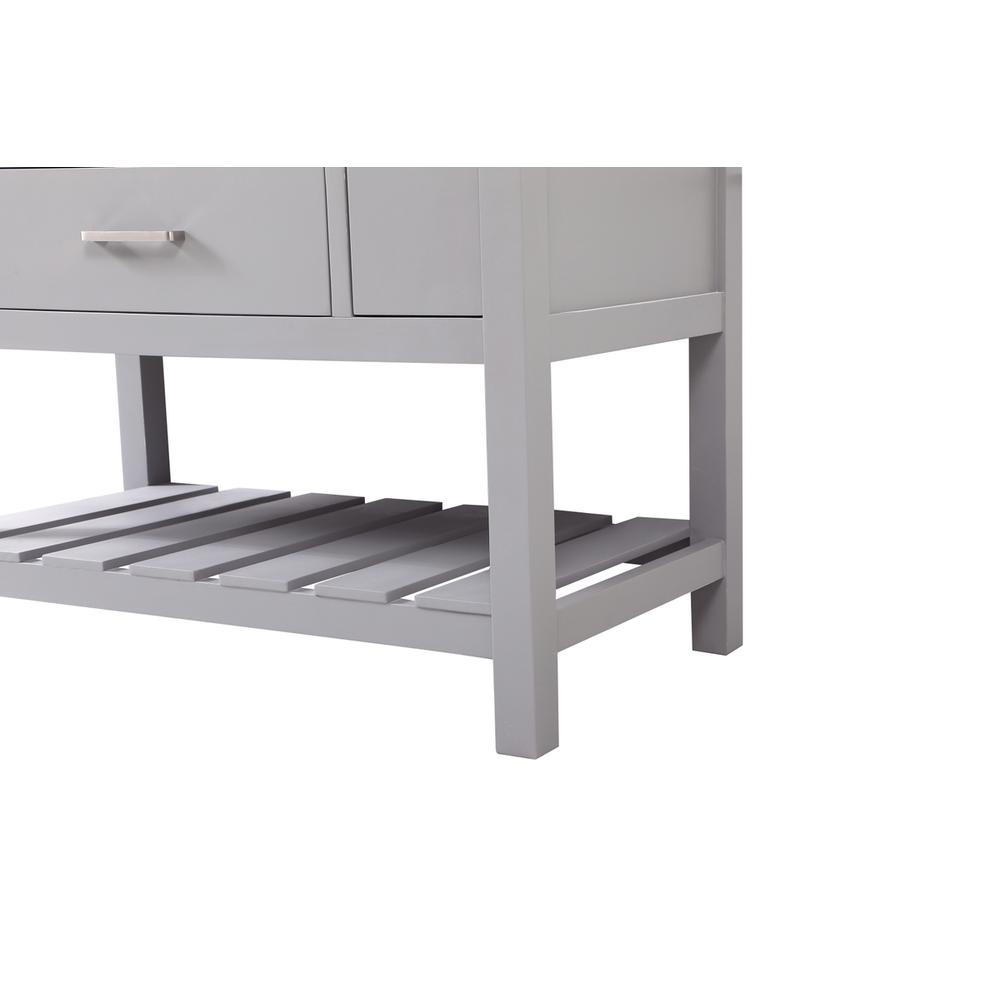 42 inch Single bathroom vanity in grey. Picture 13