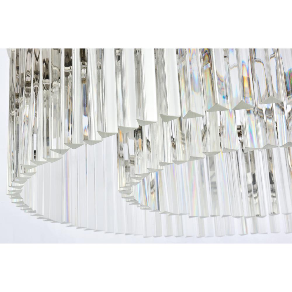Sydney 10 light polished nickel Chandelier Clear Royal Cut Crystal. Picture 3