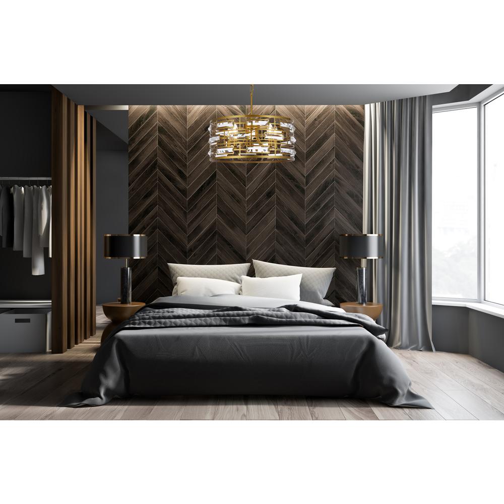 Kennedy 18.5 inch pendant in brass. Picture 7