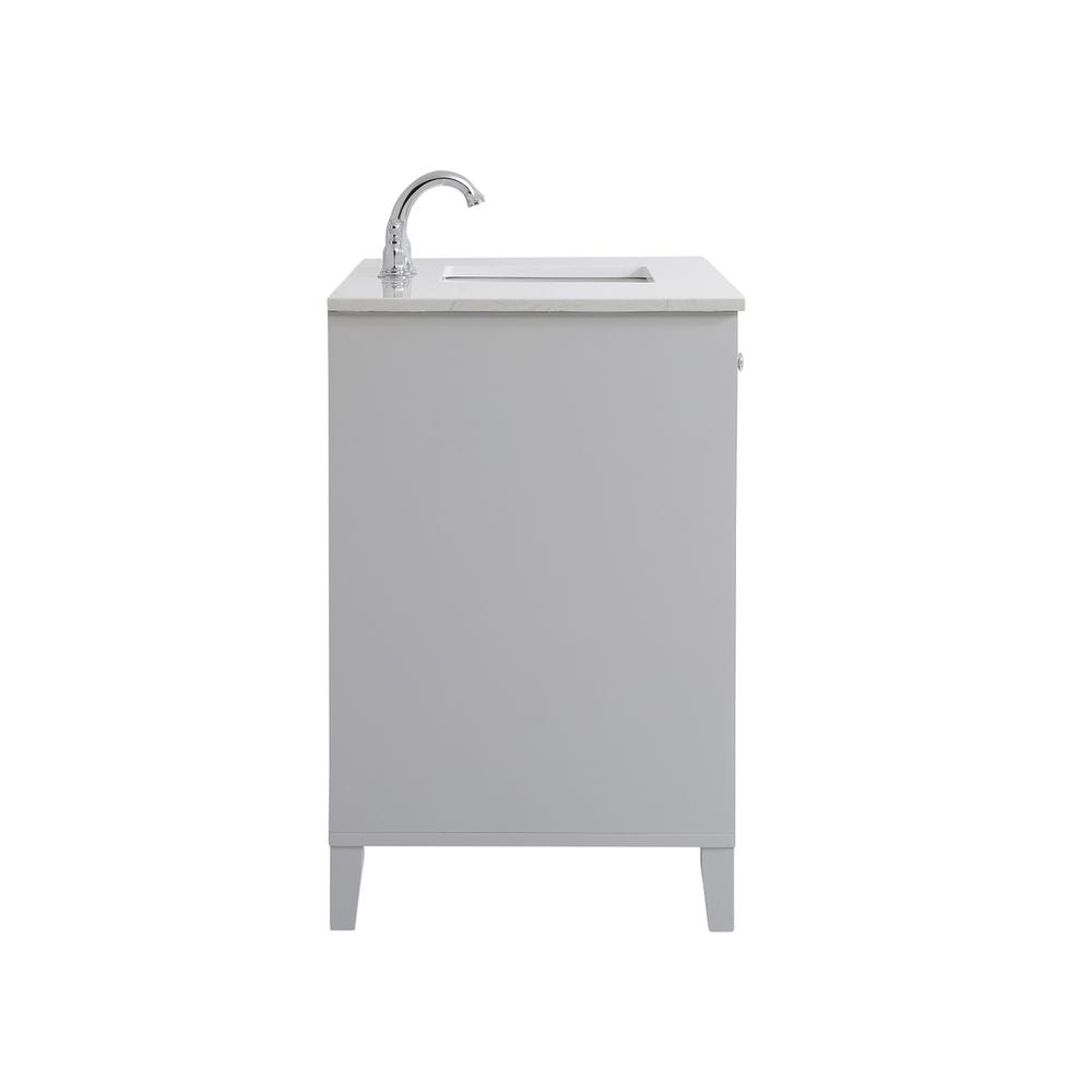 48 inch Single Bathroom Vanity in Grey. Picture 13