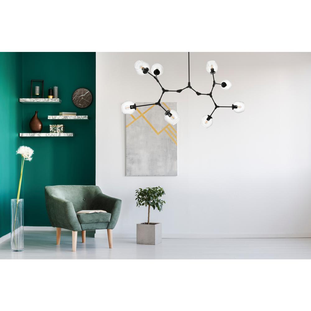 Cavoli 61 inch Chandelier in Black. Picture 10