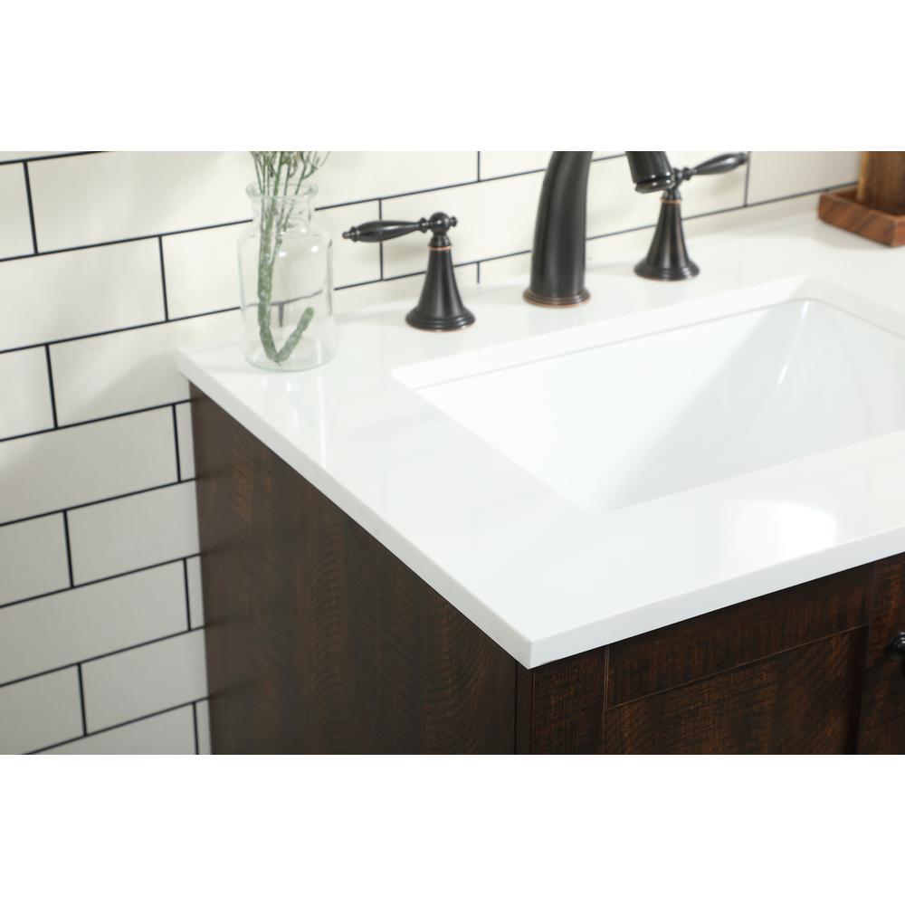 36 inch Single bathroom vanity in expresso. Picture 5