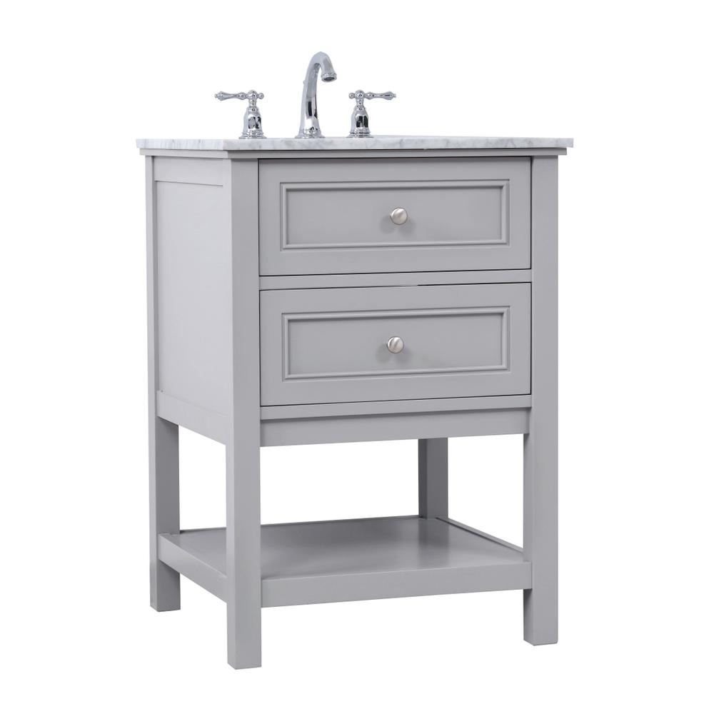 42 in. Single bathroom vanity set in Grey. Picture 12