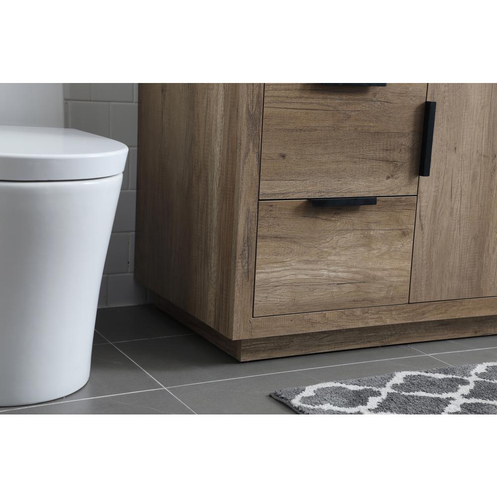 48 Inch SIngle Bathroom Vanity In Natural Oak. Picture 6