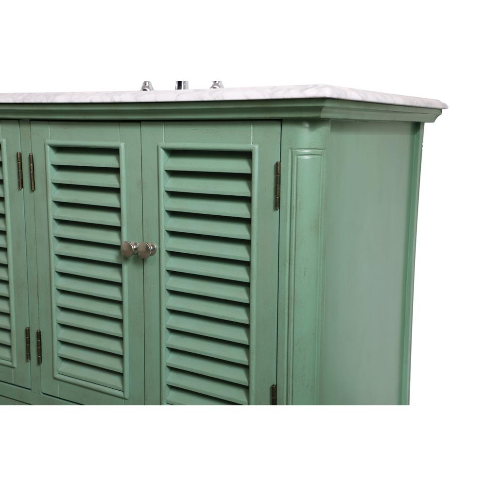 48 inch Single Bathroom Vanity in Vintage Mint. Picture 11
