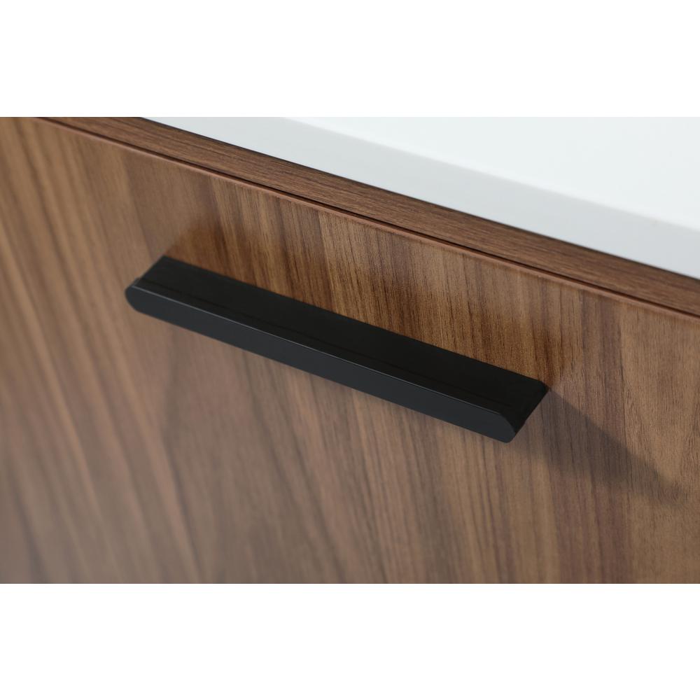 48 inch Single bathroom vanity in walnut brown. Picture 12