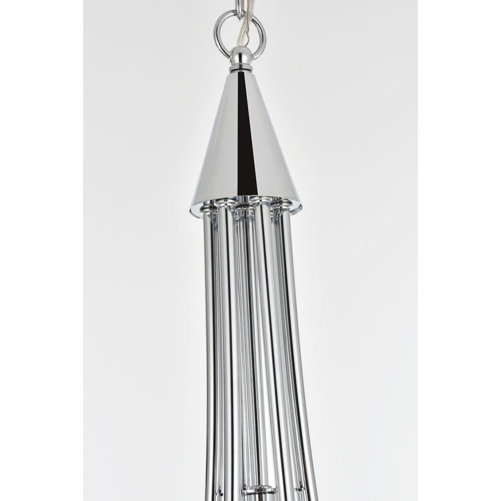 Cohen 36 inch chandelier in Chrome. Picture 4