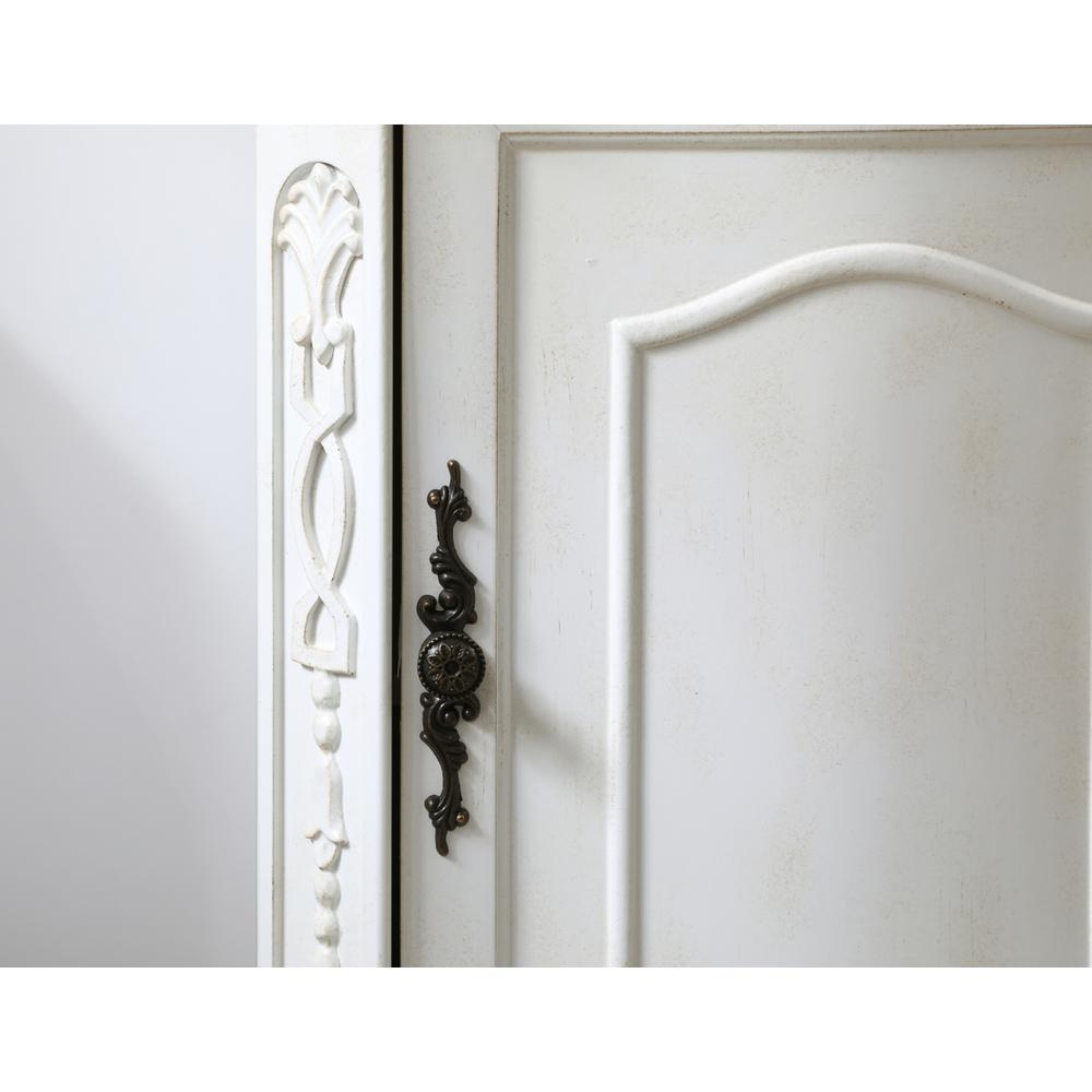 19 inch Single Bathroom vanity in antique white. Picture 6