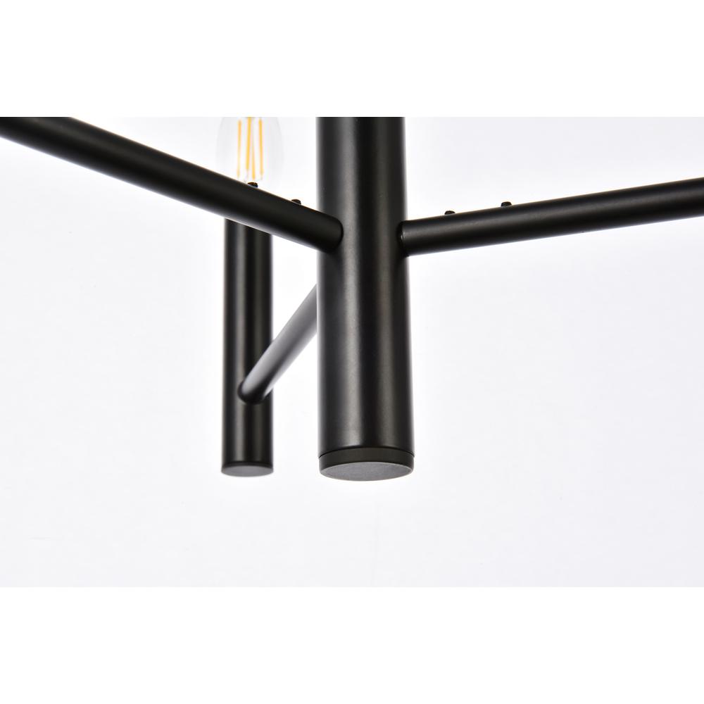 Carmella 3 lights pendant in black. Picture 3