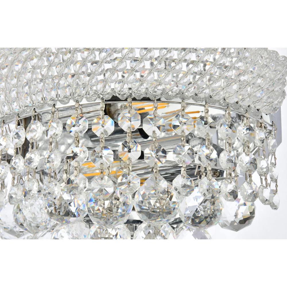 Primo 2 light Chrome Wall Sconce Clear Royal Cut Crystal. Picture 5