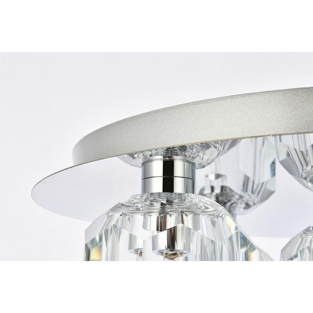 Graham 5 Light Ceiling Lamp in Chrome. Picture 4