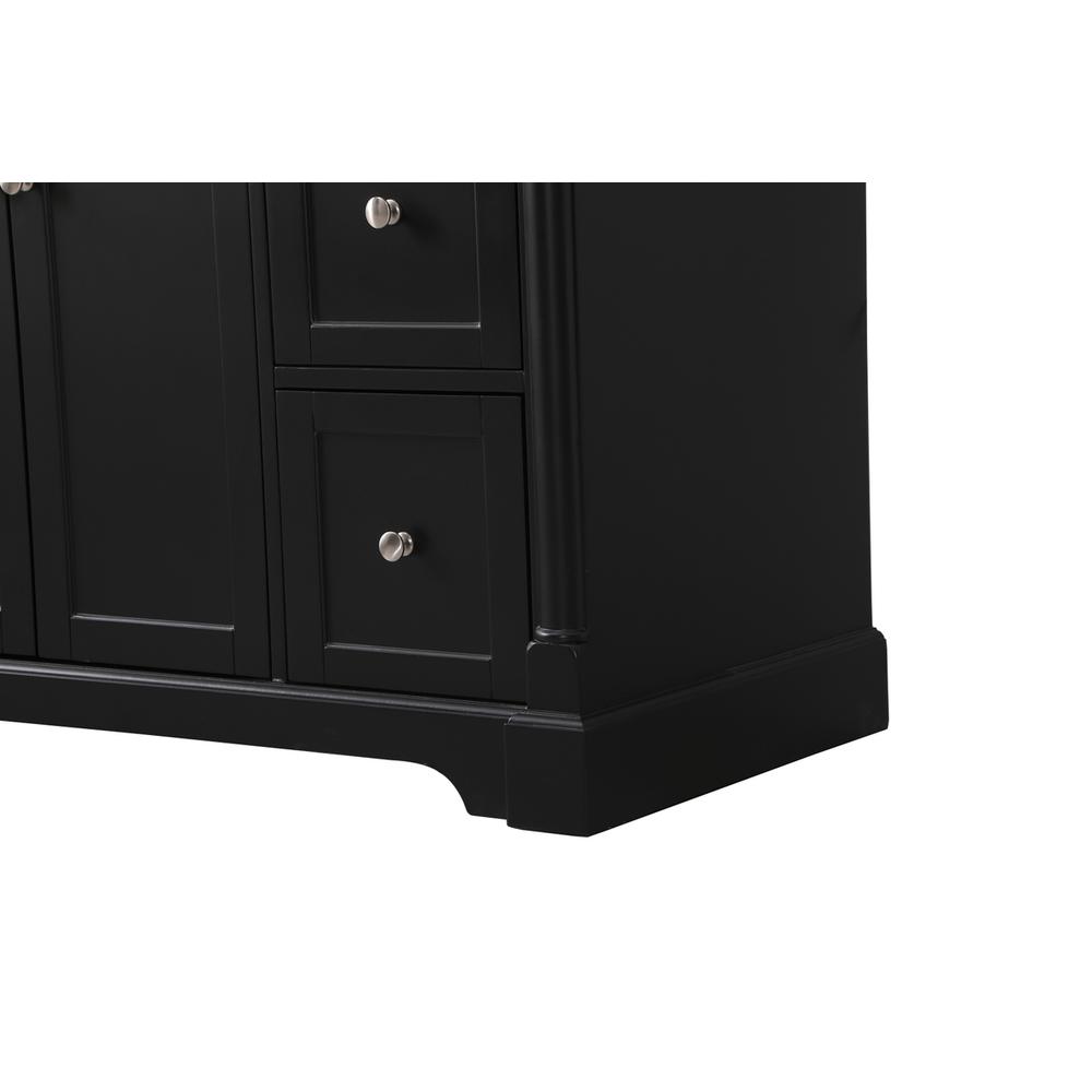 42 inch Single bathroom vanity set in black. Picture 13