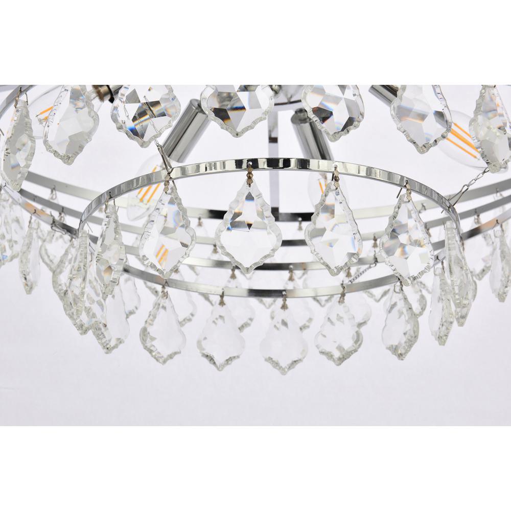 Ella 28 inch pendant in chrome. Picture 3