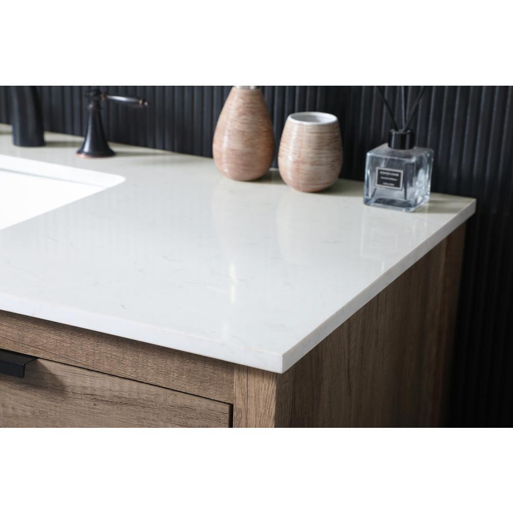 48 Inch SIngle Bathroom Vanity In Natural Oak. Picture 5