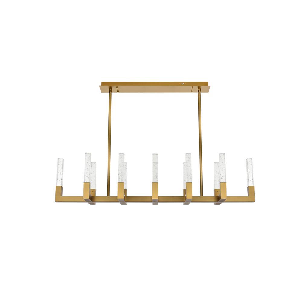 Noemi 54 inch Adjustable LED Pendant in Satin Gold. Picture 1