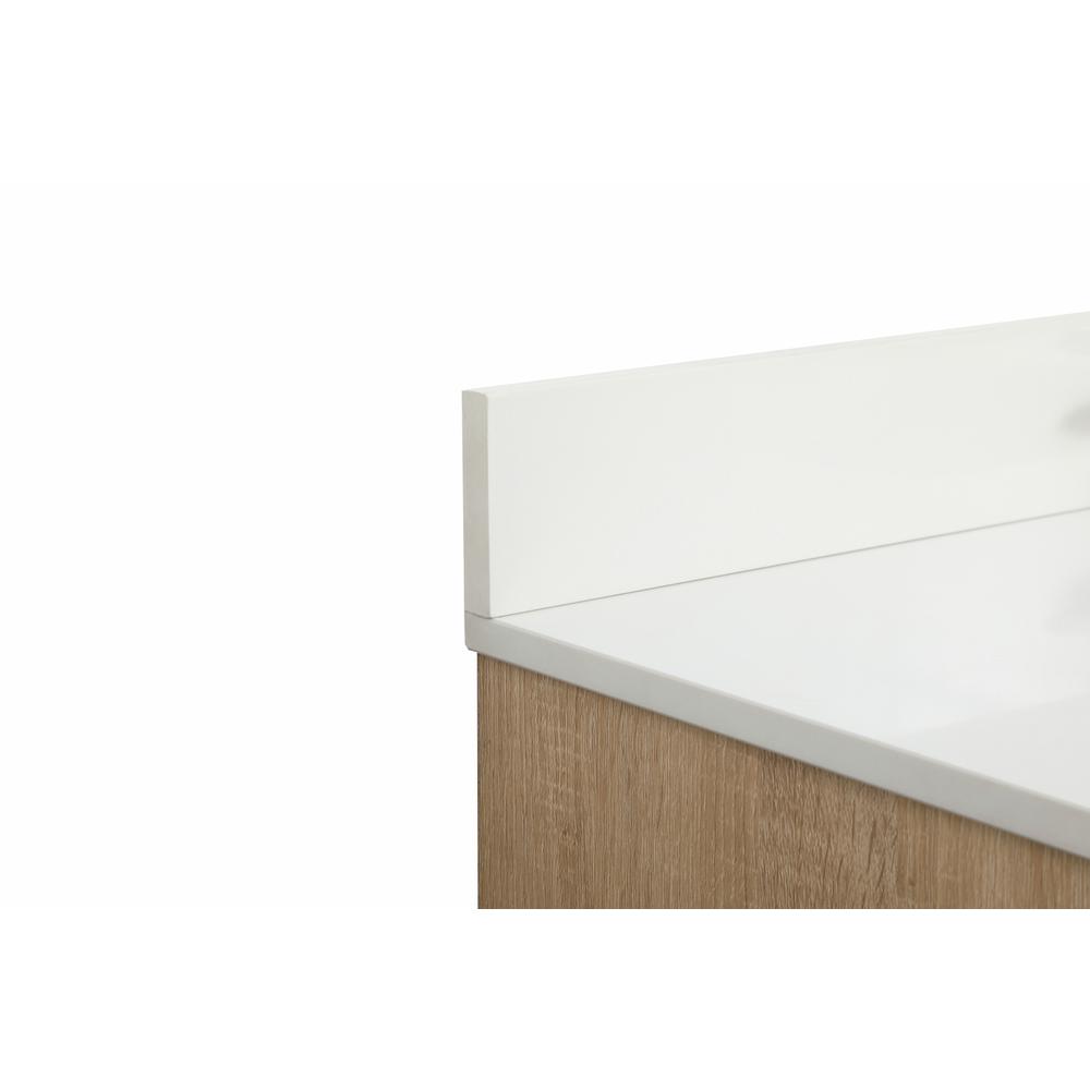 48 inch Single bathroom vanity in mango wood with backsplash. Picture 11