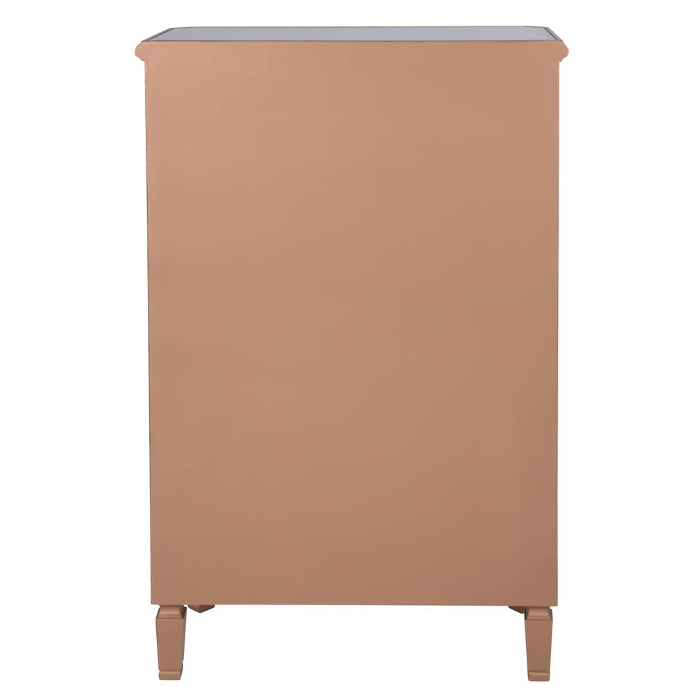 5 Drawer Cabinet 33 in. x 16 in. x 49 in. in Gold paint. Picture 10