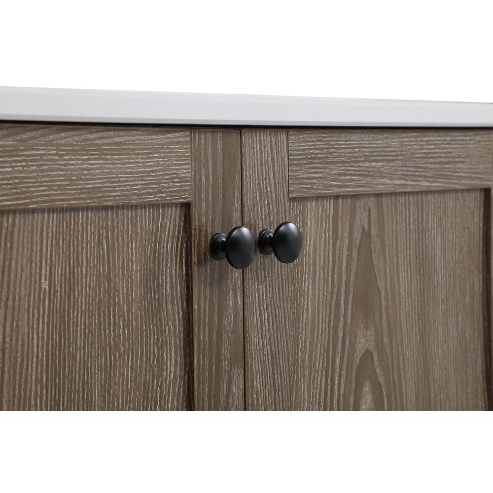 30 inch Single Bathroom Vanity in Weathered oak. Picture 11