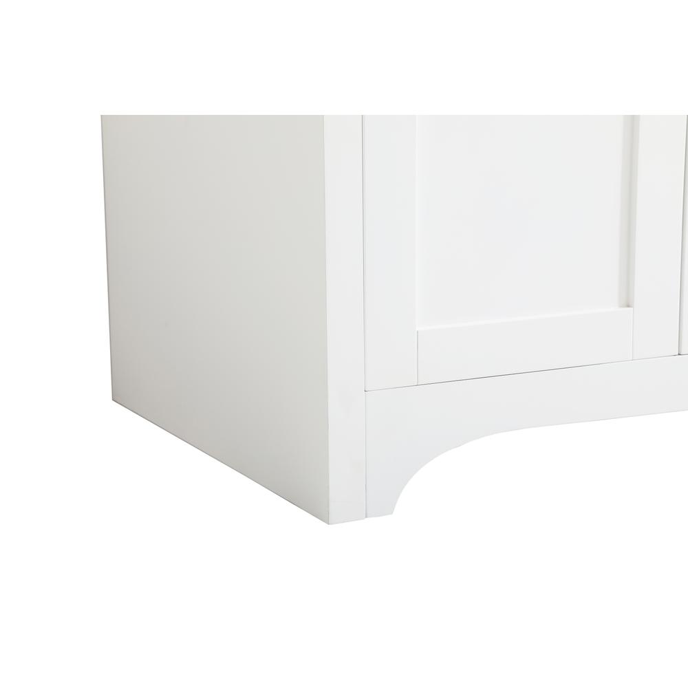 42 inch Single Bathroom Vanity in White. Picture 12