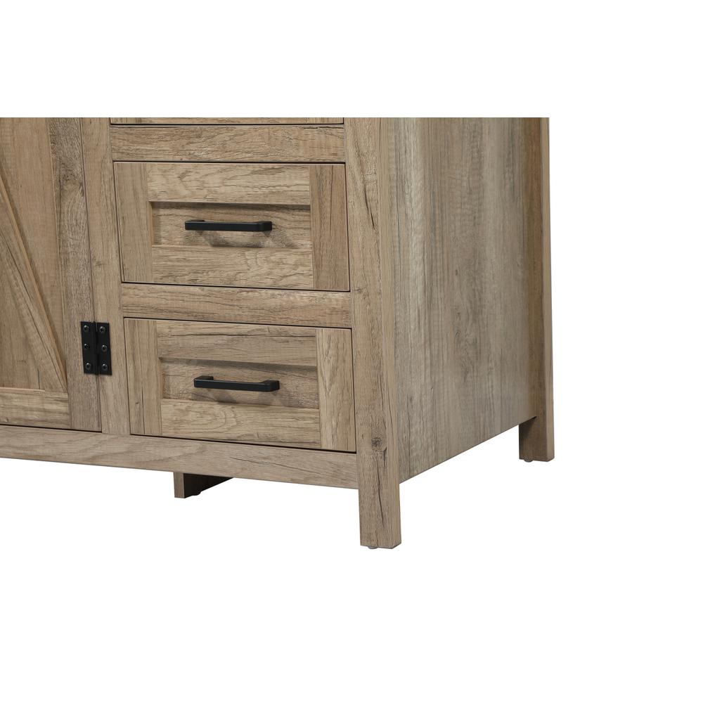 42 inch Single bathroom vanity in natural oak. Picture 13
