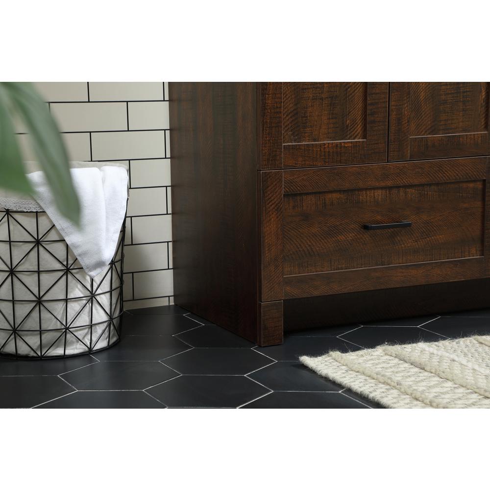 36 inch Single bathroom vanity in expresso with backsplash. Picture 6