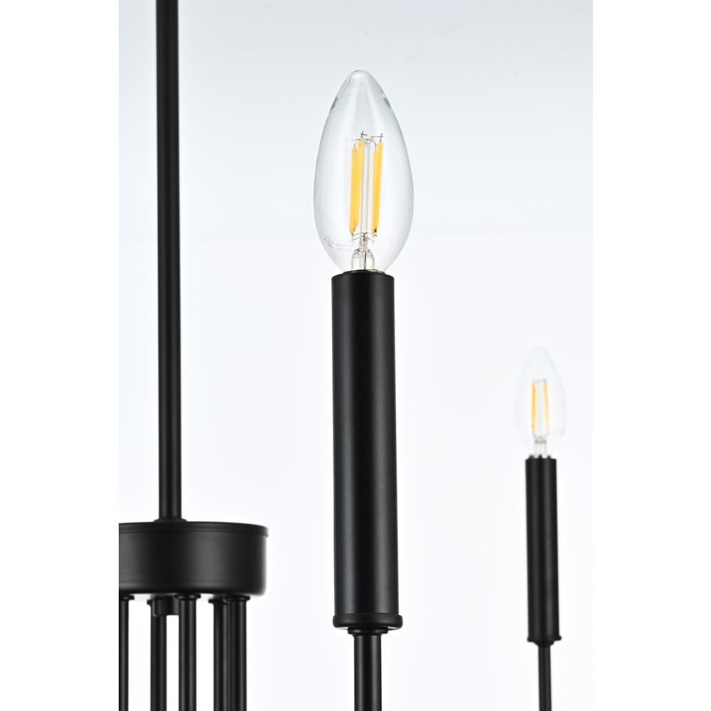 Willa 26 inch Pendant Light in Black. Picture 4