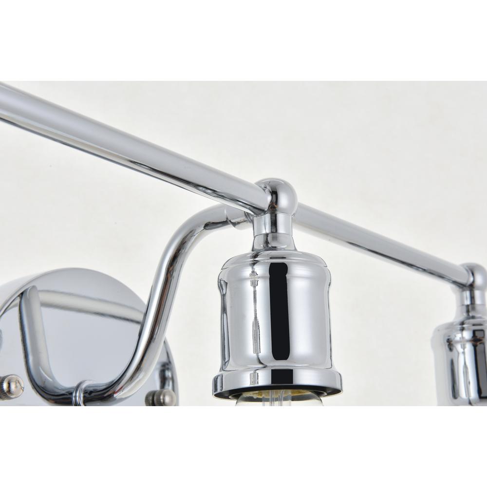 Serif 5 light chrome Wall Sconce. Picture 9