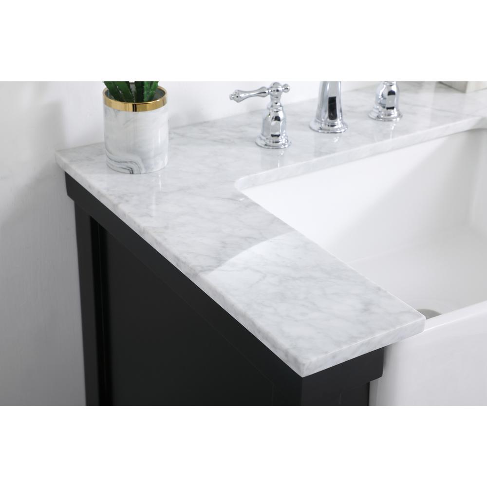 30 inch Single bathroom vanity in black. Picture 5