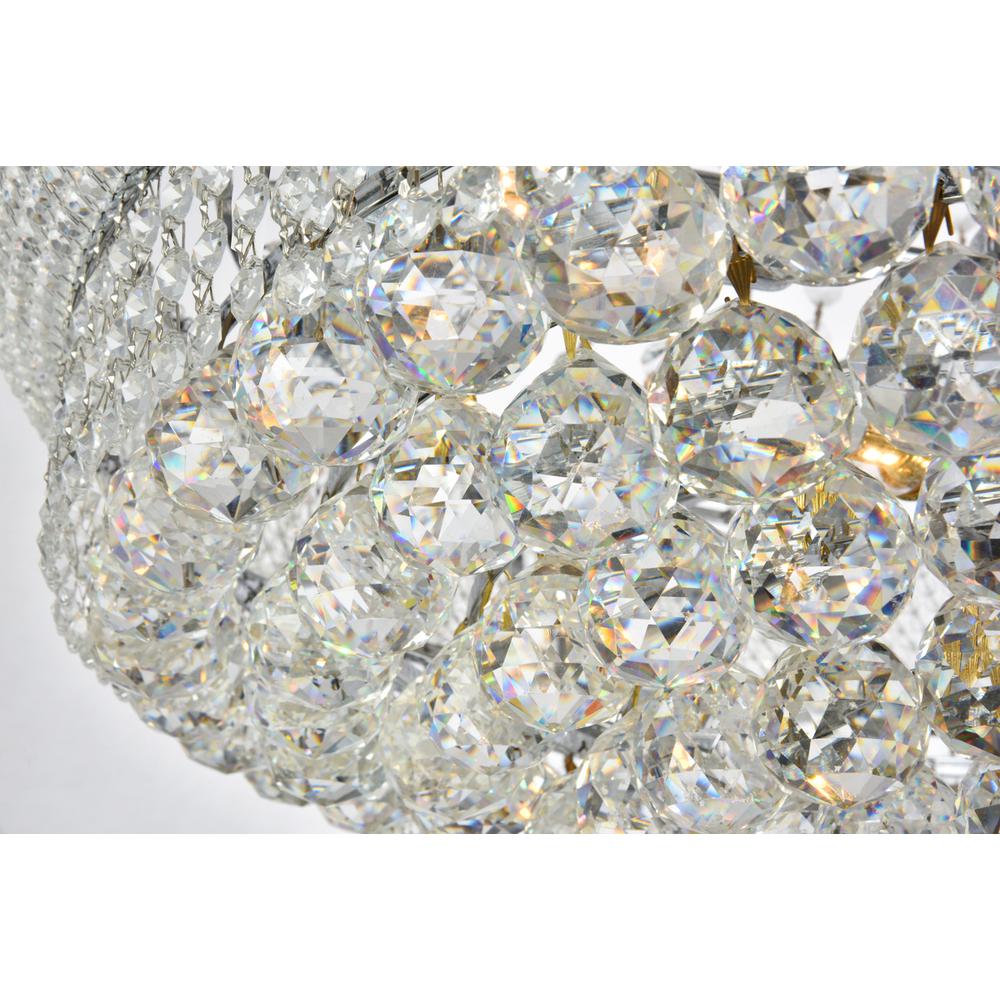 Primo 14 light Chrome Chandelier Clear Royal Cut Crystal. Picture 2
