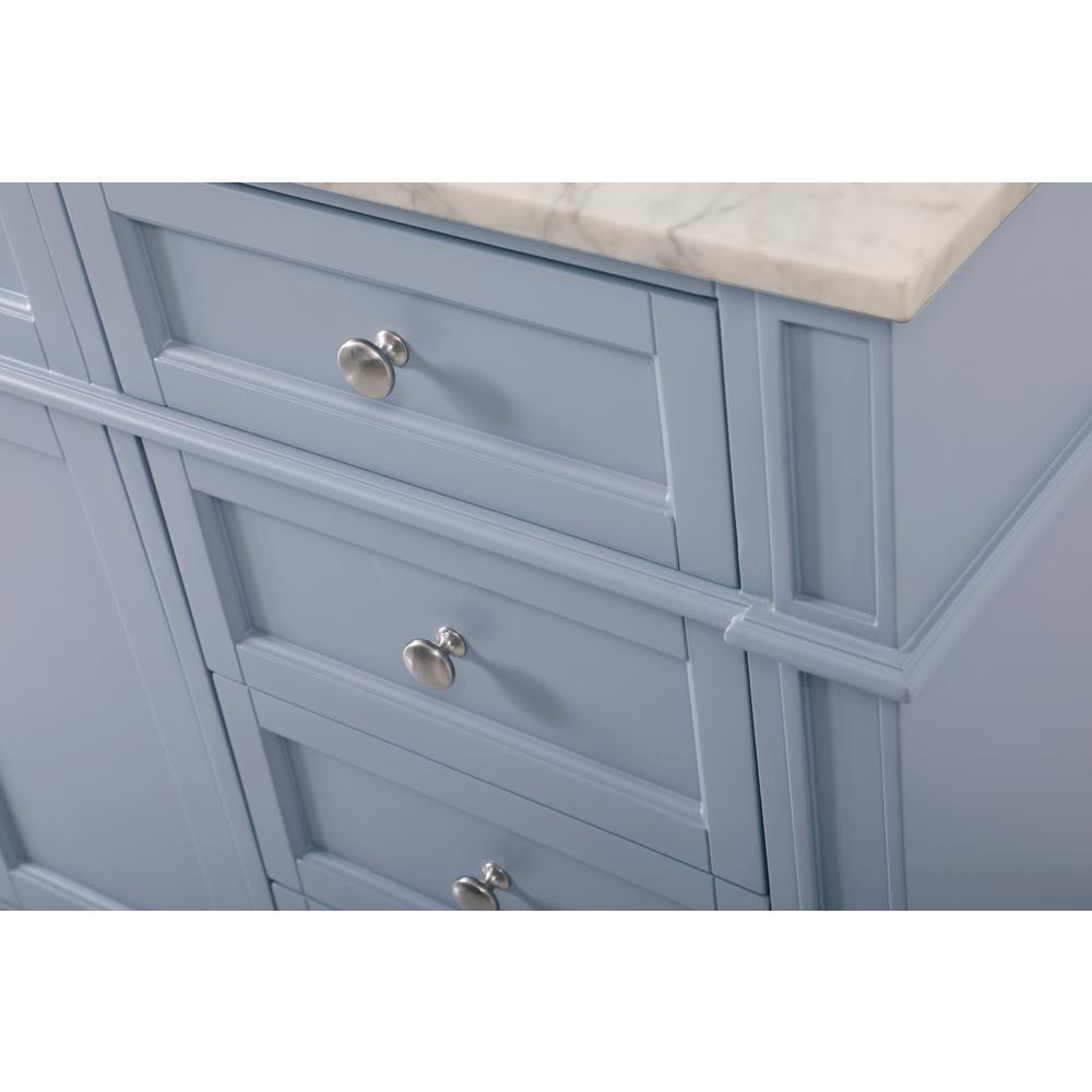 60 inch Single bathroom vanity in grey. Picture 12